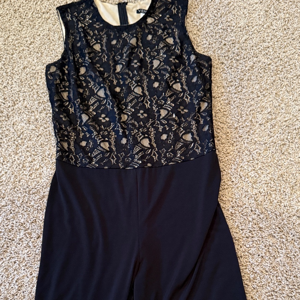Elegant Black Lace Jumpsuit